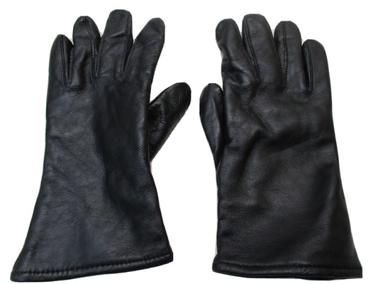 USGI BLACK MILITARY DRESS UNIFORM LEATHER GLOVES 50% WOOL LINING SERVICE UNIFORM - Centex Military Gear