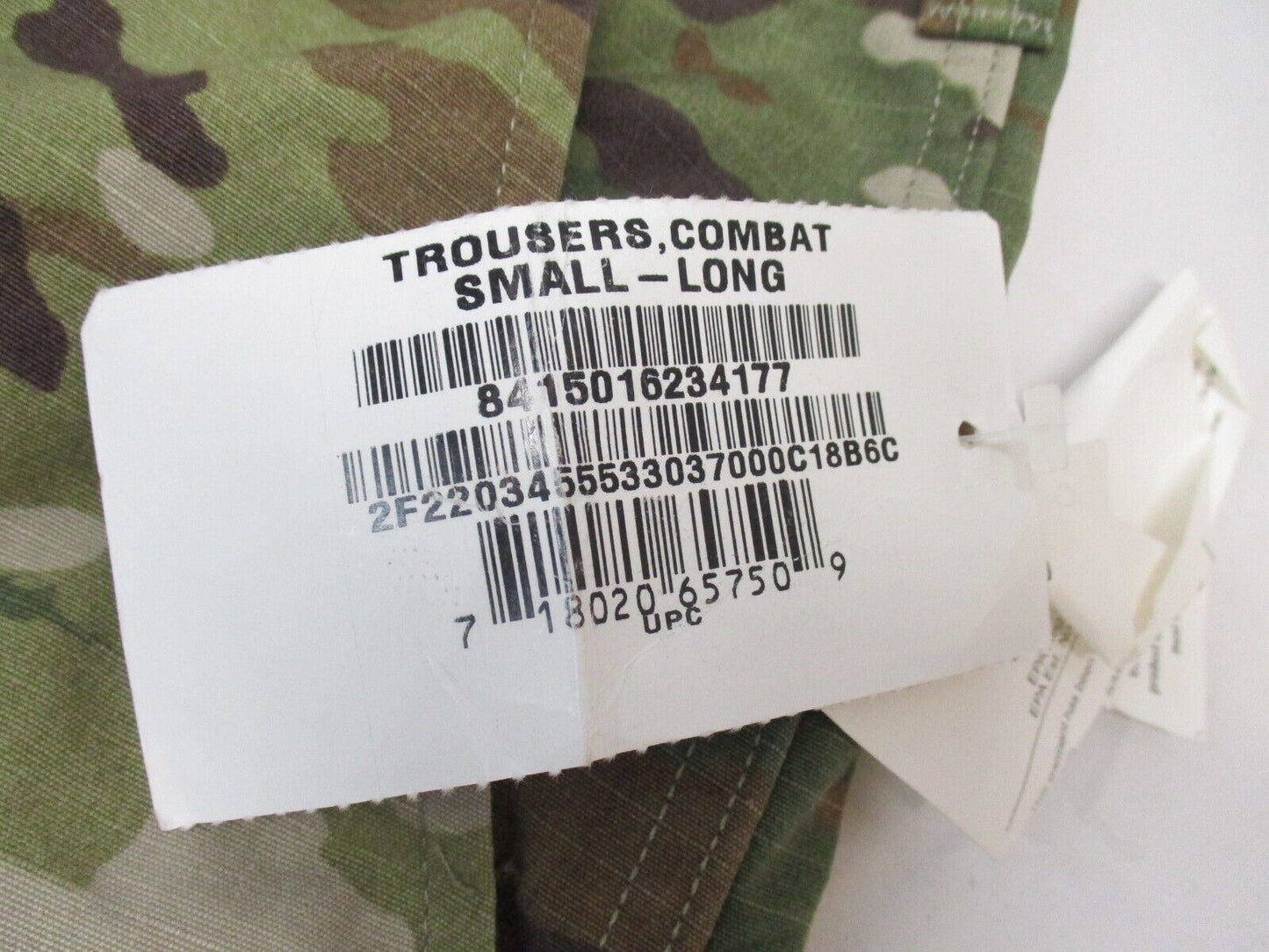 NEW Scorpion W2 Small Long Pants Cotton/Nylon OCP Army Multicam 8415-01-623-4177
