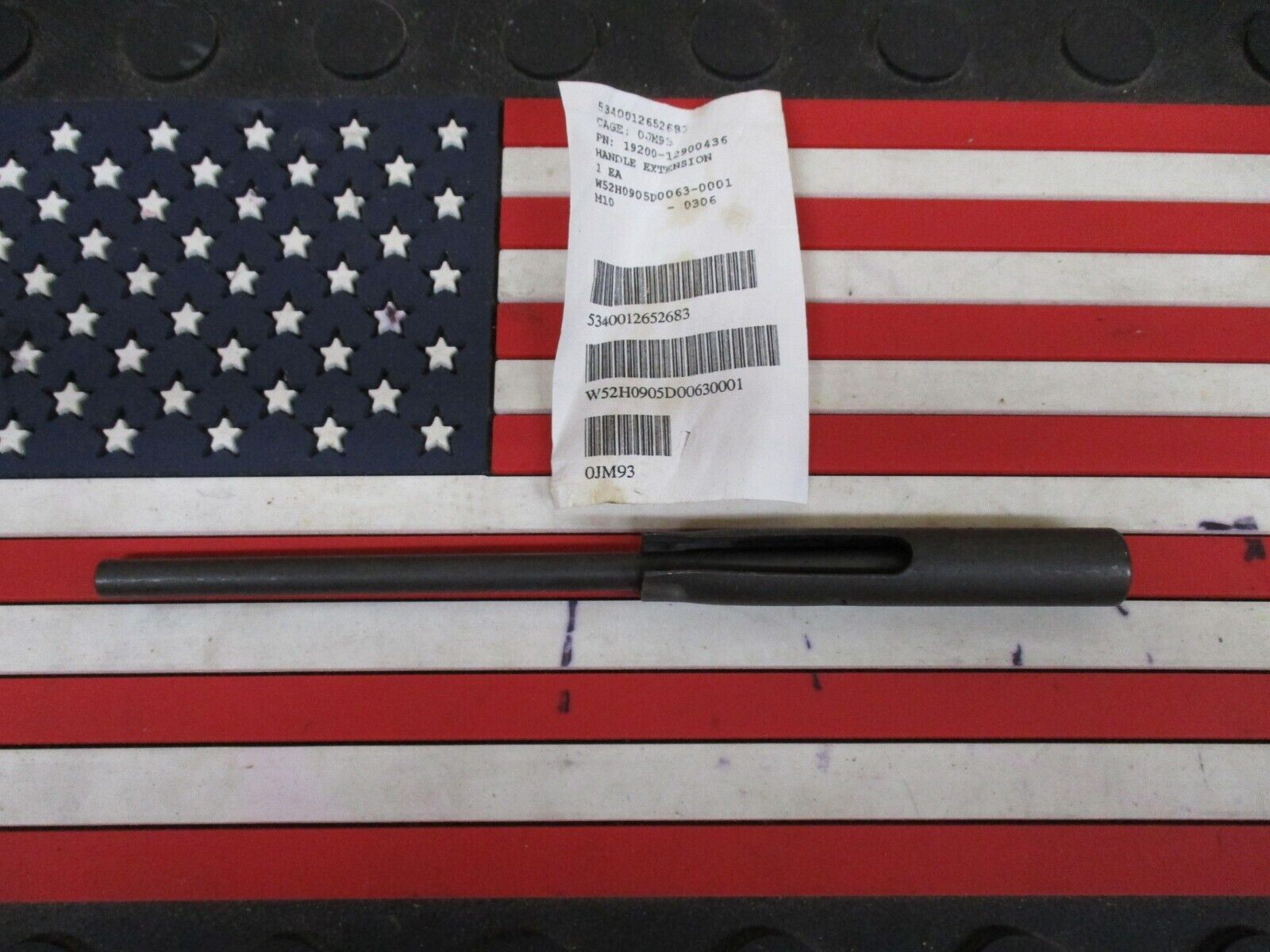 USGI 7.62 cleaning rod T-handle extension end piece by Centex Military Gear, used for firearm maintenance and cleaning.