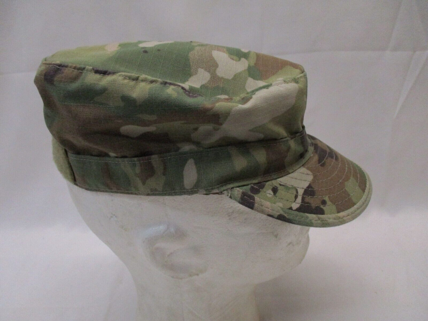 USGI ARMY PATROL CAP SCORPION PATTERN COMBAT UNIFORM HAT PC HEADGEAR (USED)