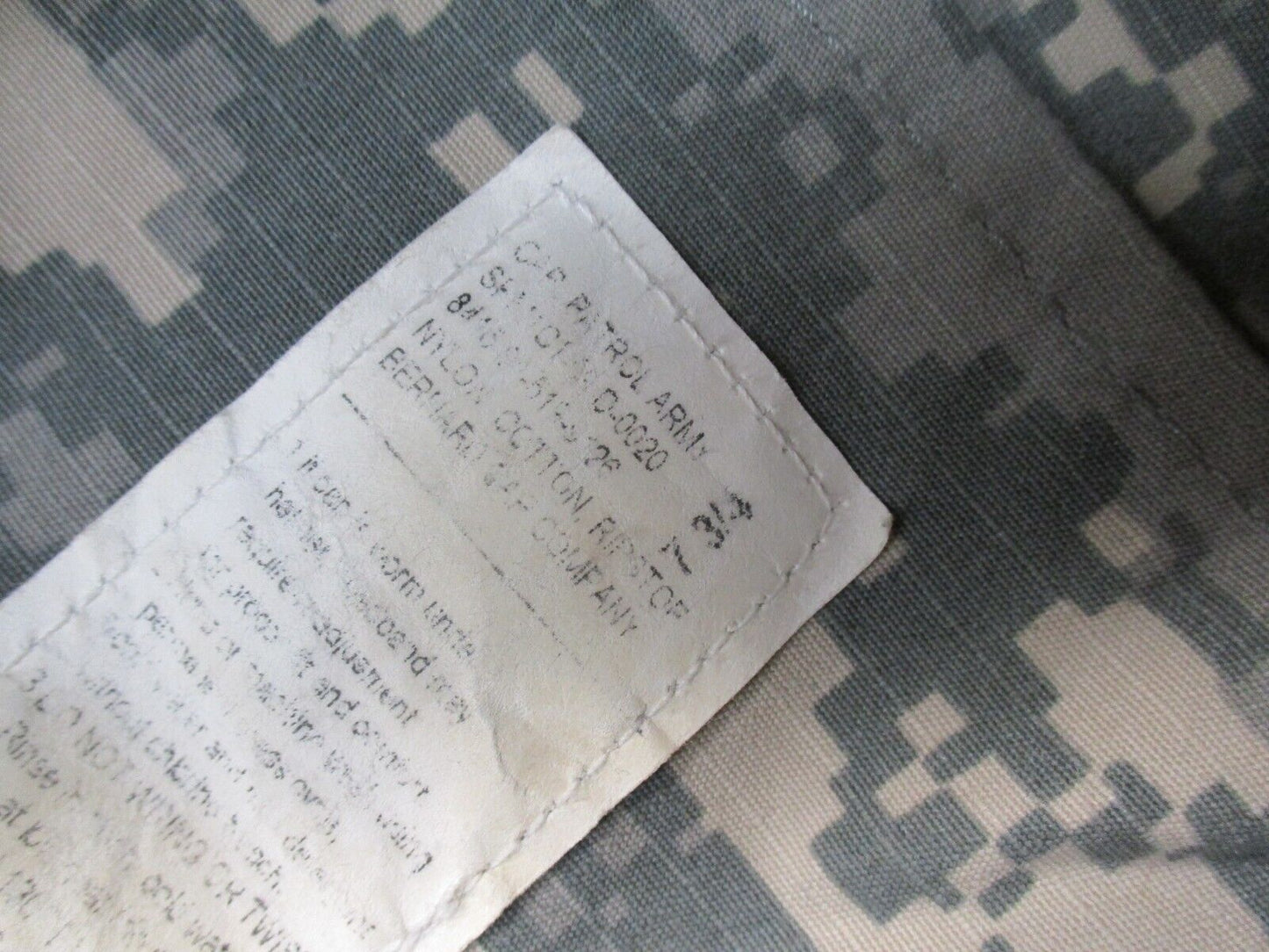 USGI ARMY PATROL CAP DIGITAL ACU UCP COMBAT UNIFORM HAT PC HEADGEAR (USED)