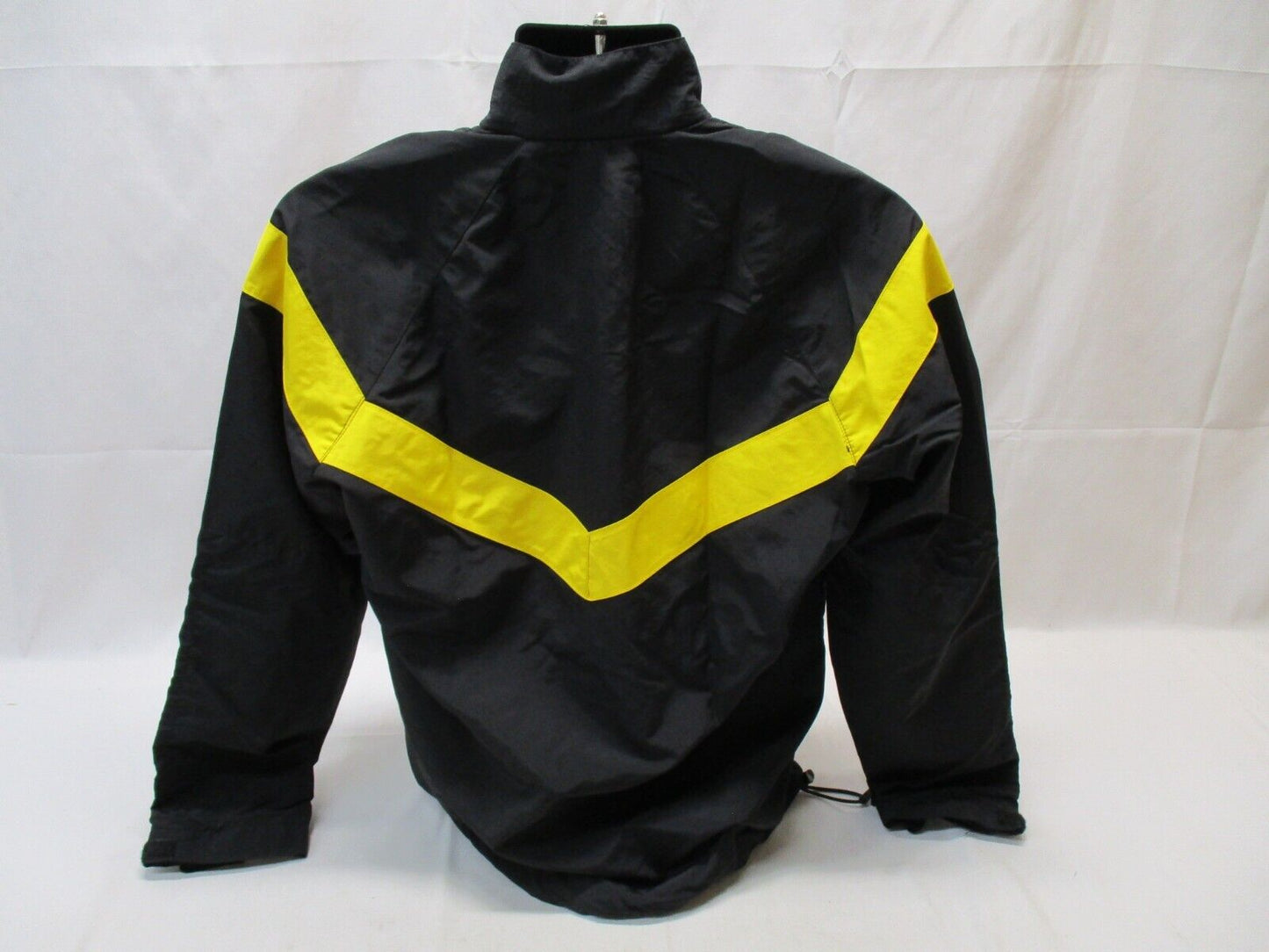 US ARMY FEMALE PT JACKET WOMAN'S WORKOUT WIND BREAKER TOP BLACK/GOLD UNIFORM