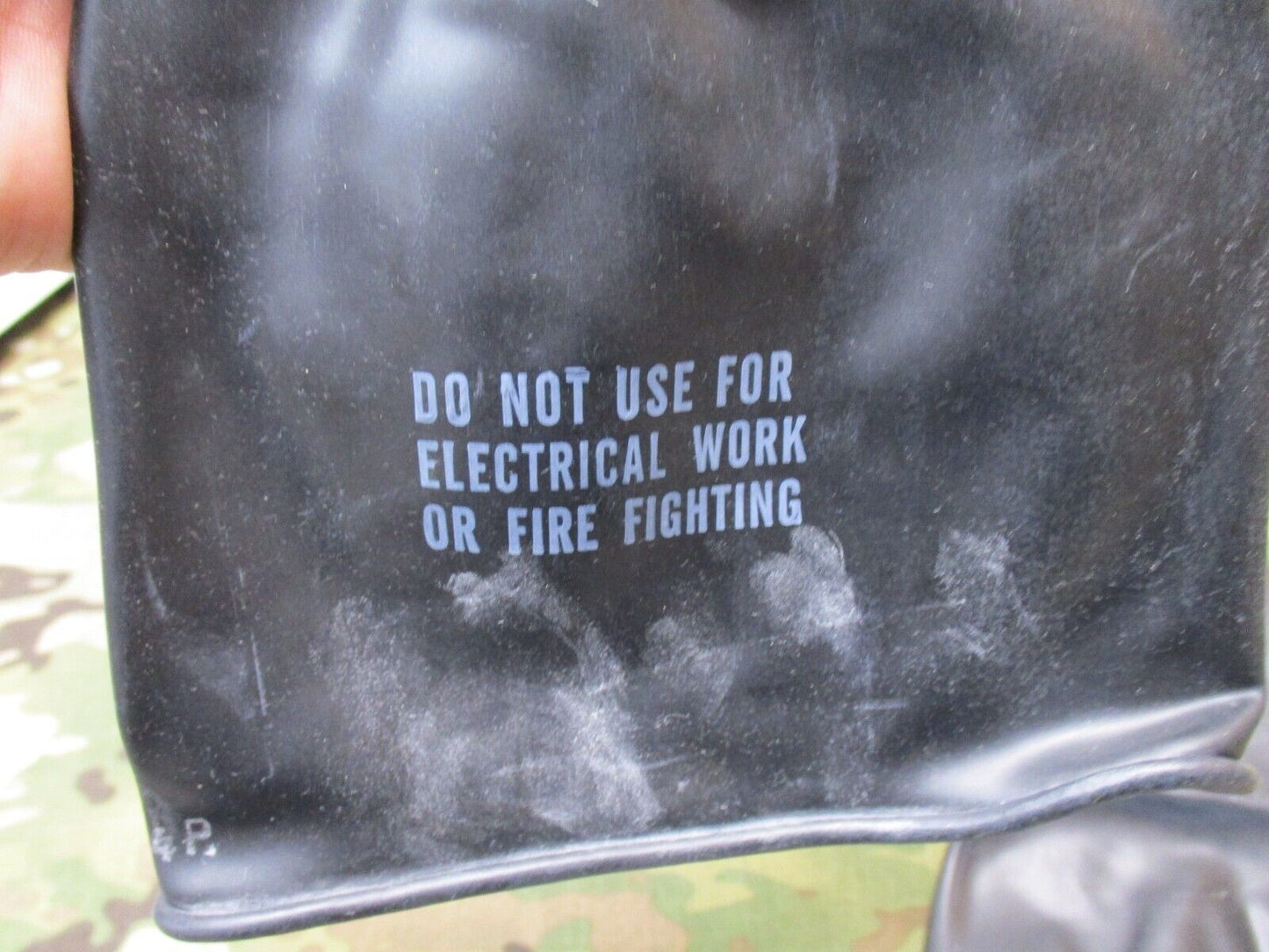 NOS MILITARY SURPLUS RUBBER CHEMICAL GLOVES ARMY MOPP SUIT JSLIST GLOVE NBC - Centex Military Gear