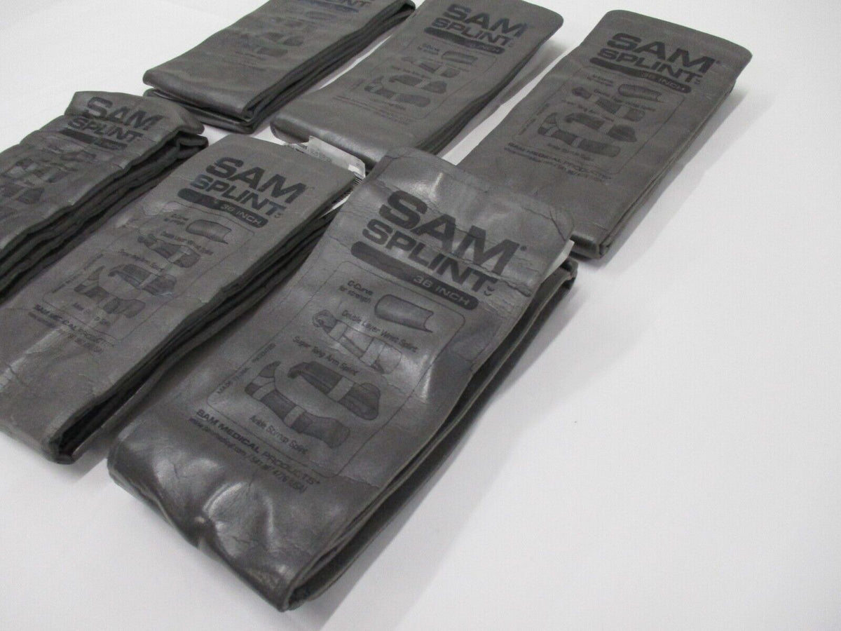 LOT OF (6) PACK OF USED MILITARY SAM SPLINT – Centex Military Gear