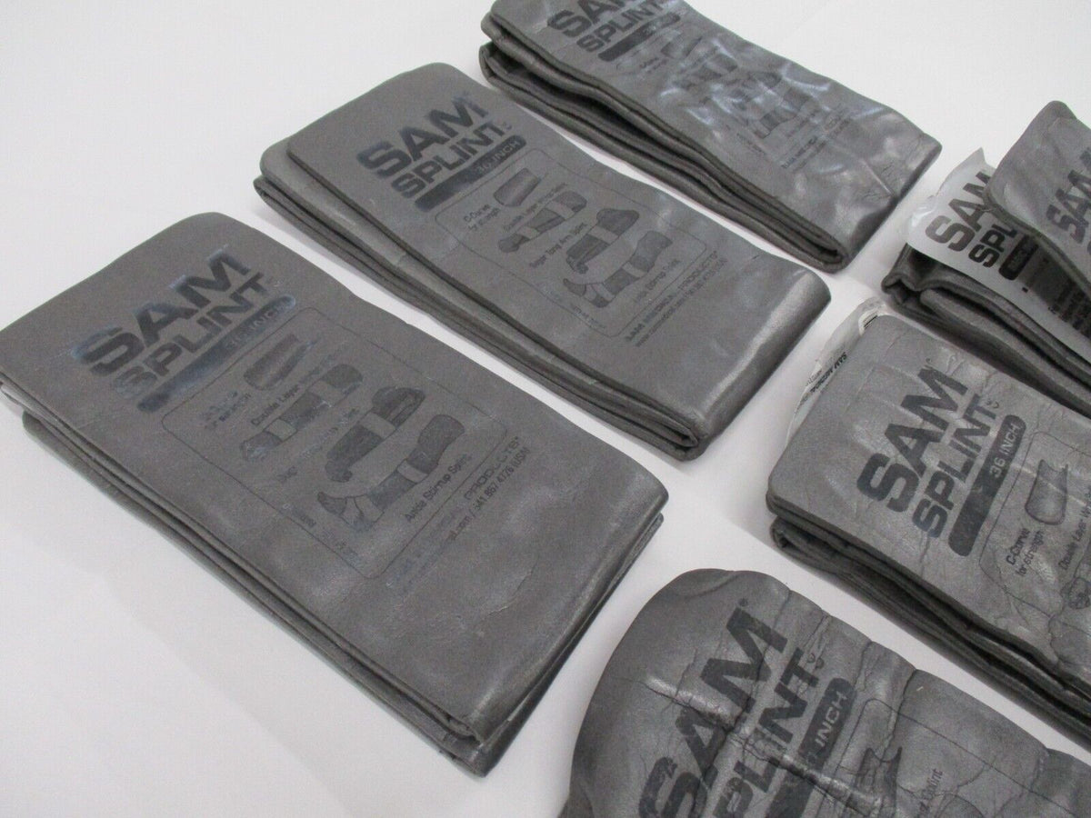 LOT OF (6) PACK OF USED MILITARY SAM SPLINT – Centex Military Gear