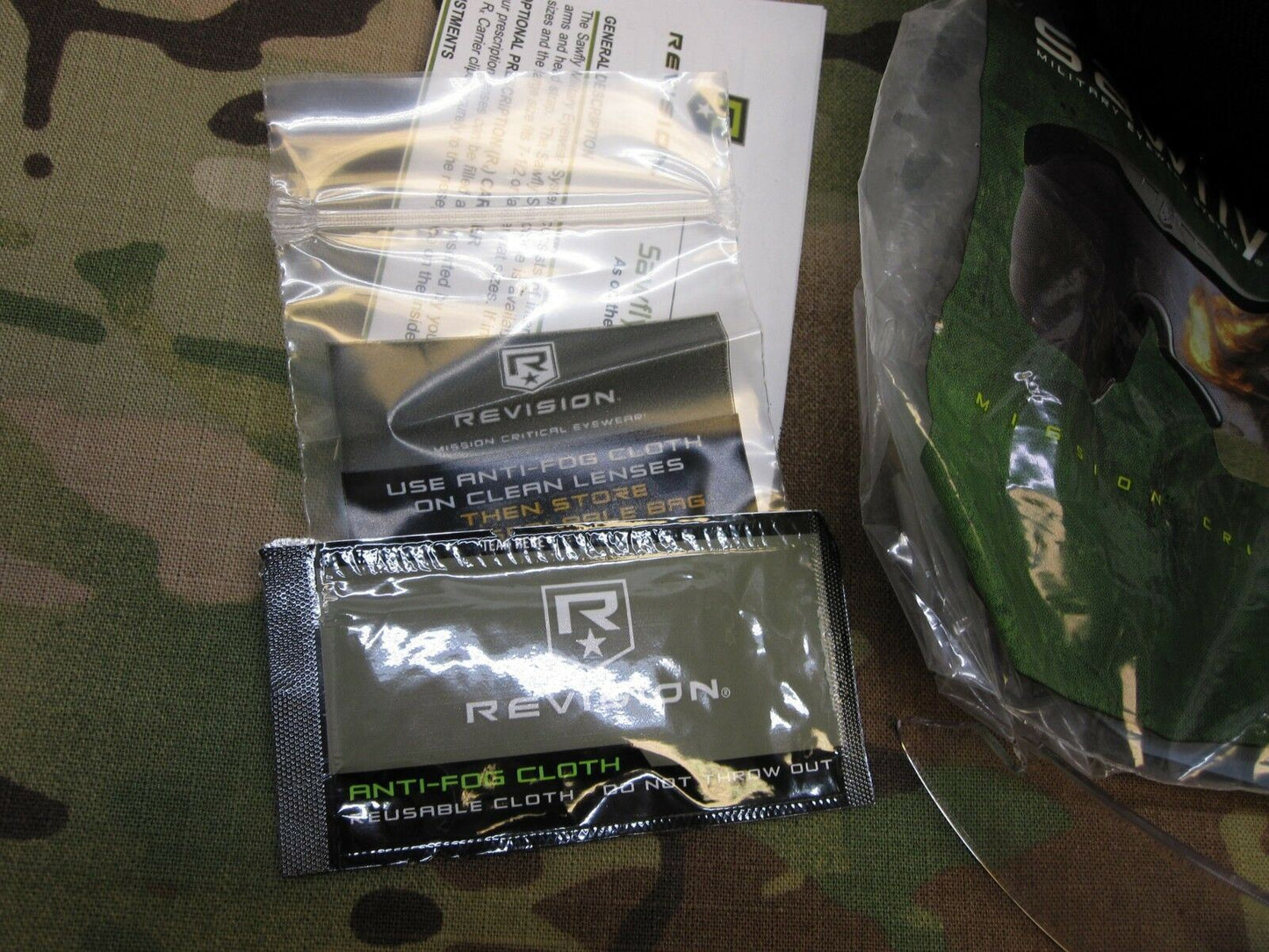 NEW MILITARY EYE PRO REVISION SAWFLY US ARMY SHATTER PROOF SUNGLASSES sz. LARGE