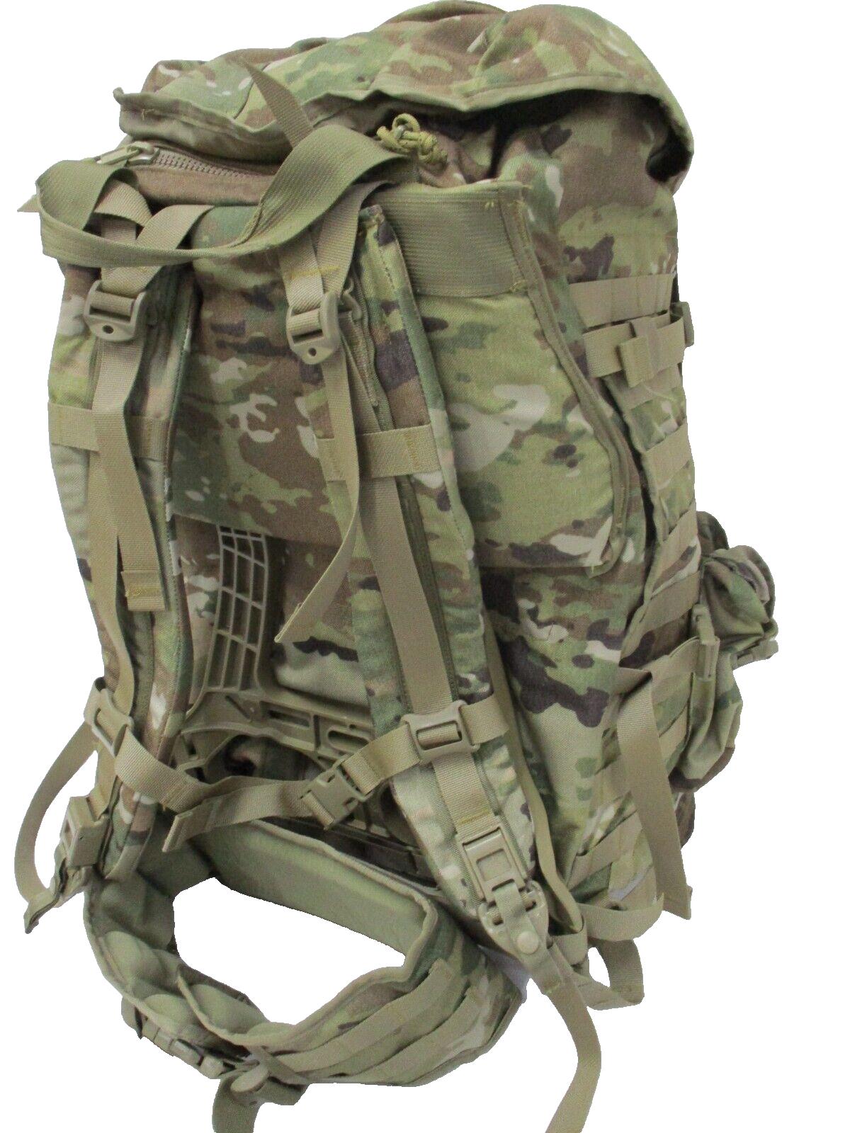 USGI ARMY OCP LARGE MOLLE II RUCKSACK 4000 MULTICAM FIELD PACK w FRAME & BELT