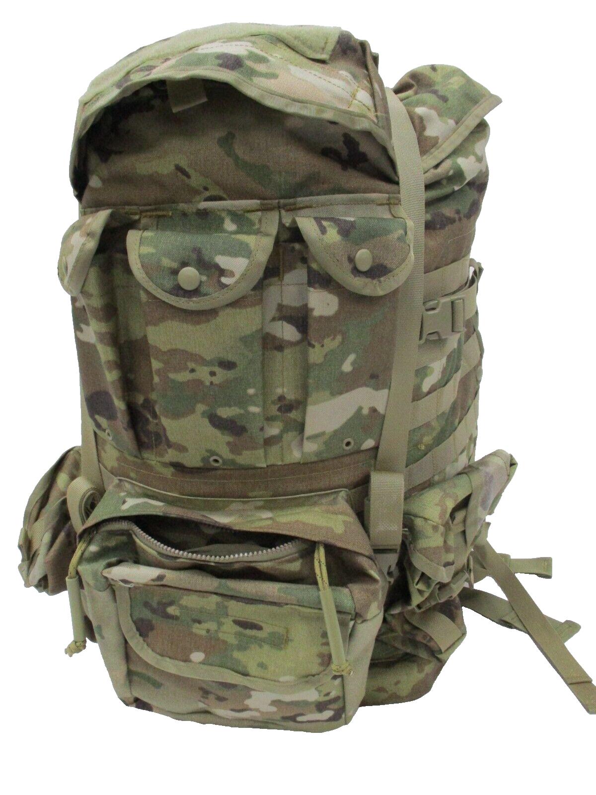 USGI ARMY OCP LARGE MOLLE II RUCKSACK 4000 MULTICAM FIELD PACK w FRAME & BELT