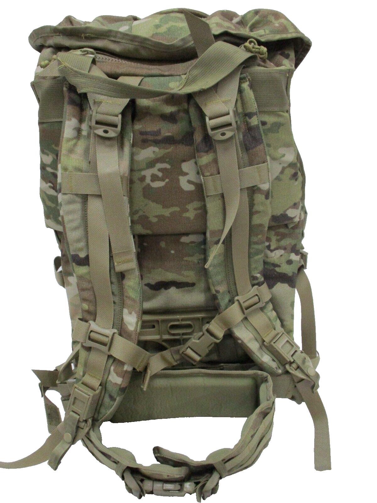 USGI ARMY OCP LARGE MOLLE II RUCKSACK 4000 MULTICAM FIELD PACK w FRAME & BELT