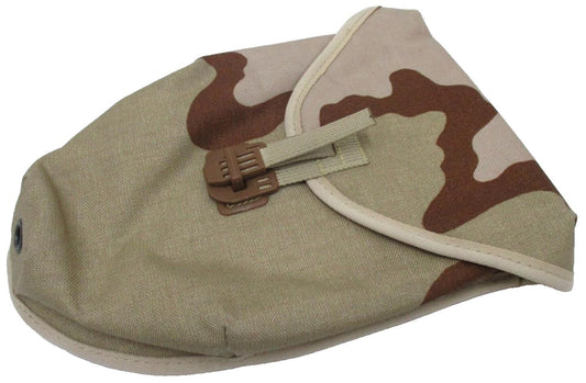 DUTCH MILITARY NATO NETHERLANDS DESERT TRI-FOLD SHOVEL BAG E-TOOL POUCH ALICE