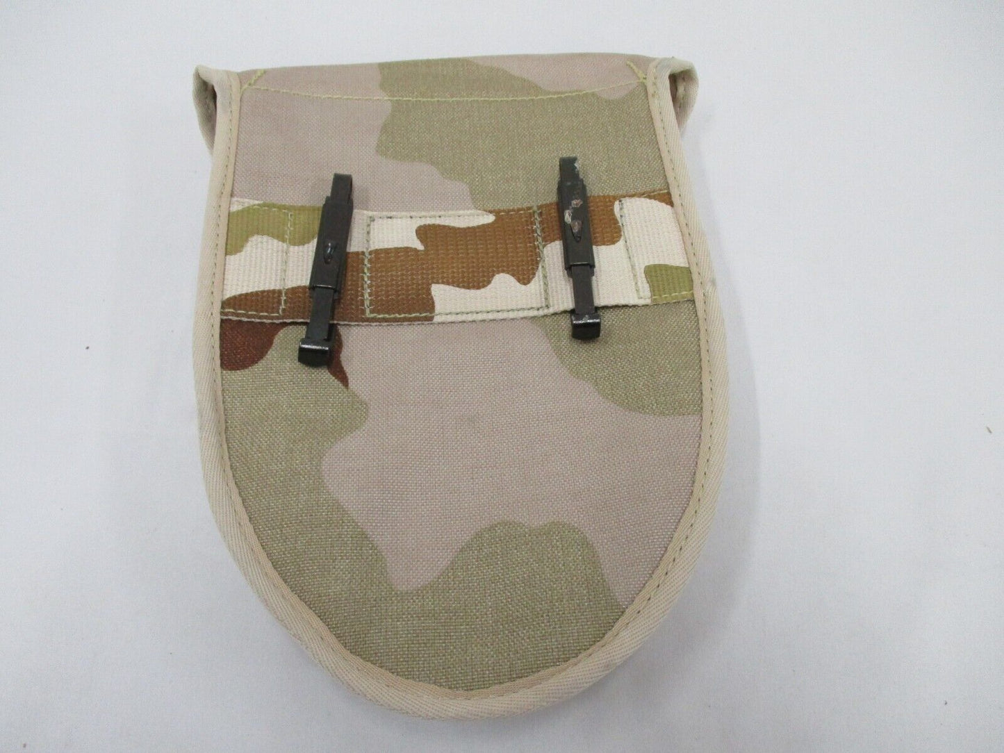 DUTCH MILITARY NATO NETHERLANDS DESERT TRI-FOLD SHOVEL BAG E-TOOL POUCH ALICE