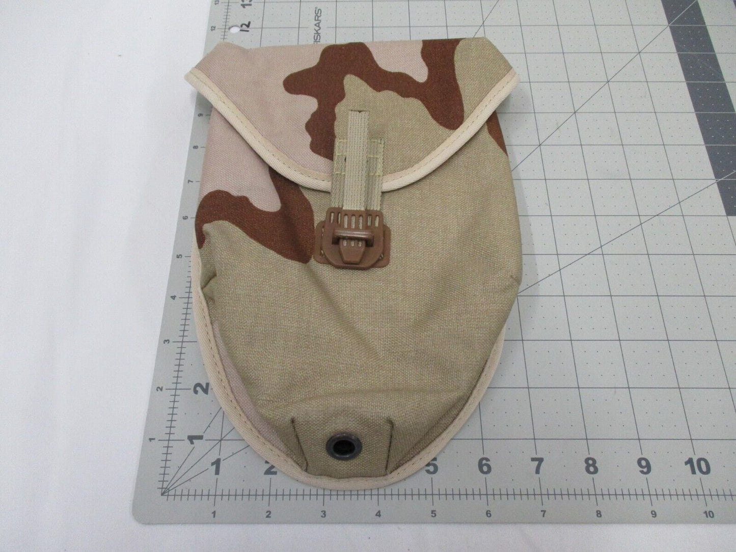 DUTCH MILITARY NATO NETHERLANDS DESERT TRI-FOLD SHOVEL BAG E-TOOL POUCH ALICE