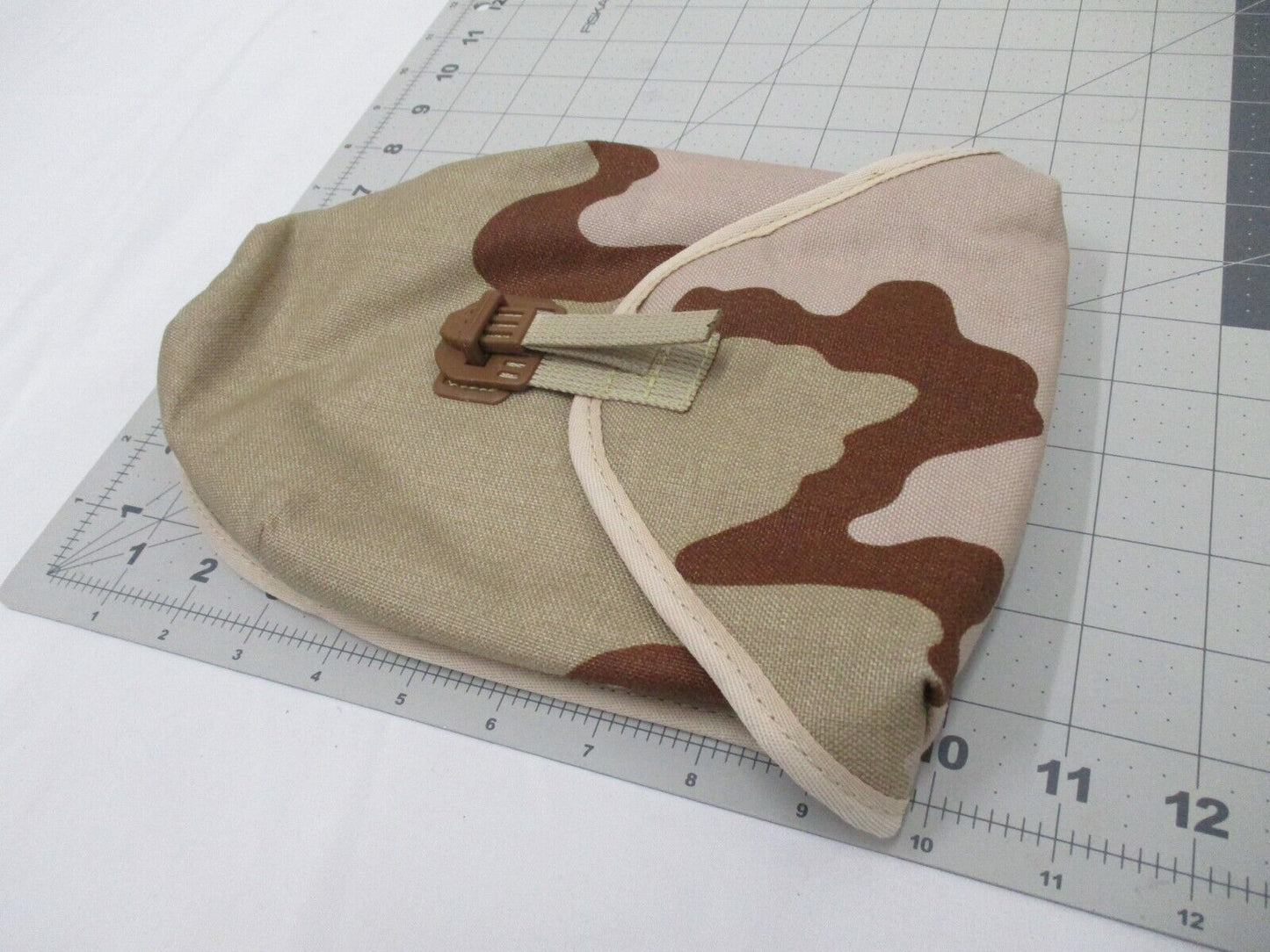 DUTCH MILITARY NATO NETHERLANDS DESERT TRI-FOLD SHOVEL BAG E-TOOL POUCH ALICE