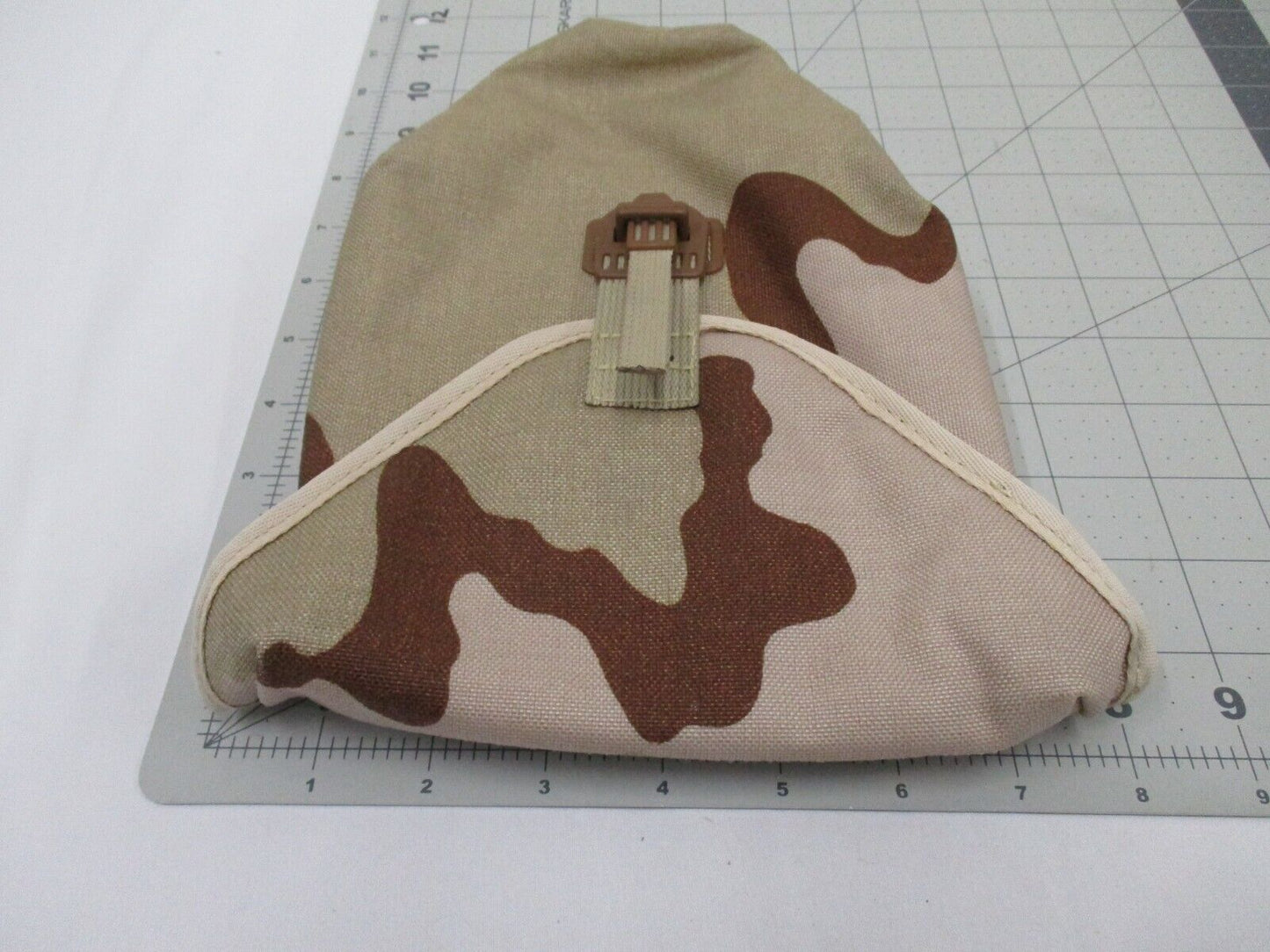 DUTCH MILITARY NATO NETHERLANDS DESERT TRI-FOLD SHOVEL BAG E-TOOL POUCH ALICE