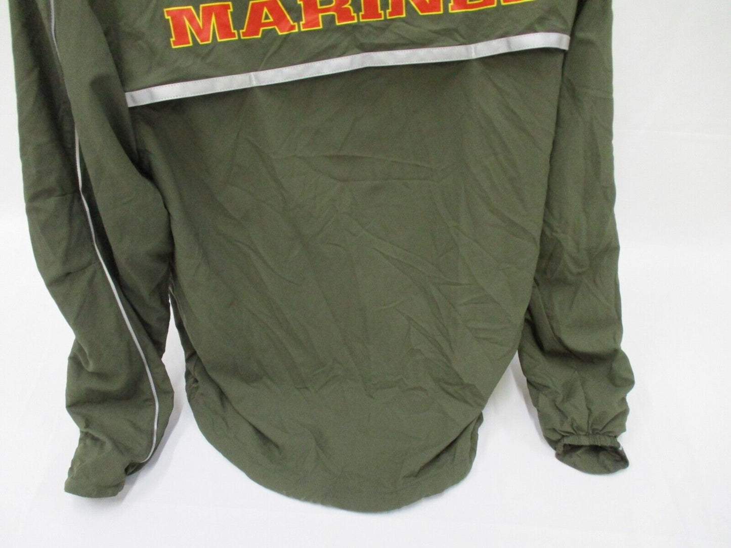 VGC USMC OD GREEN PT JACKET MARINES COAT WINDBREAKER TOP MEDIUM/LONG REFLECTIVE