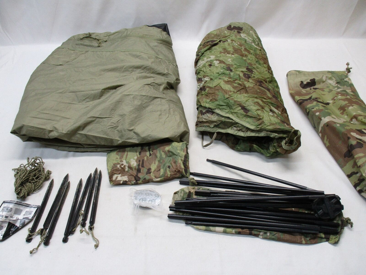 US ARMY COMBAT TENT ONE MAN SHELTER LITEFIGHTER OCP MULTICAM SCORPION (USED)