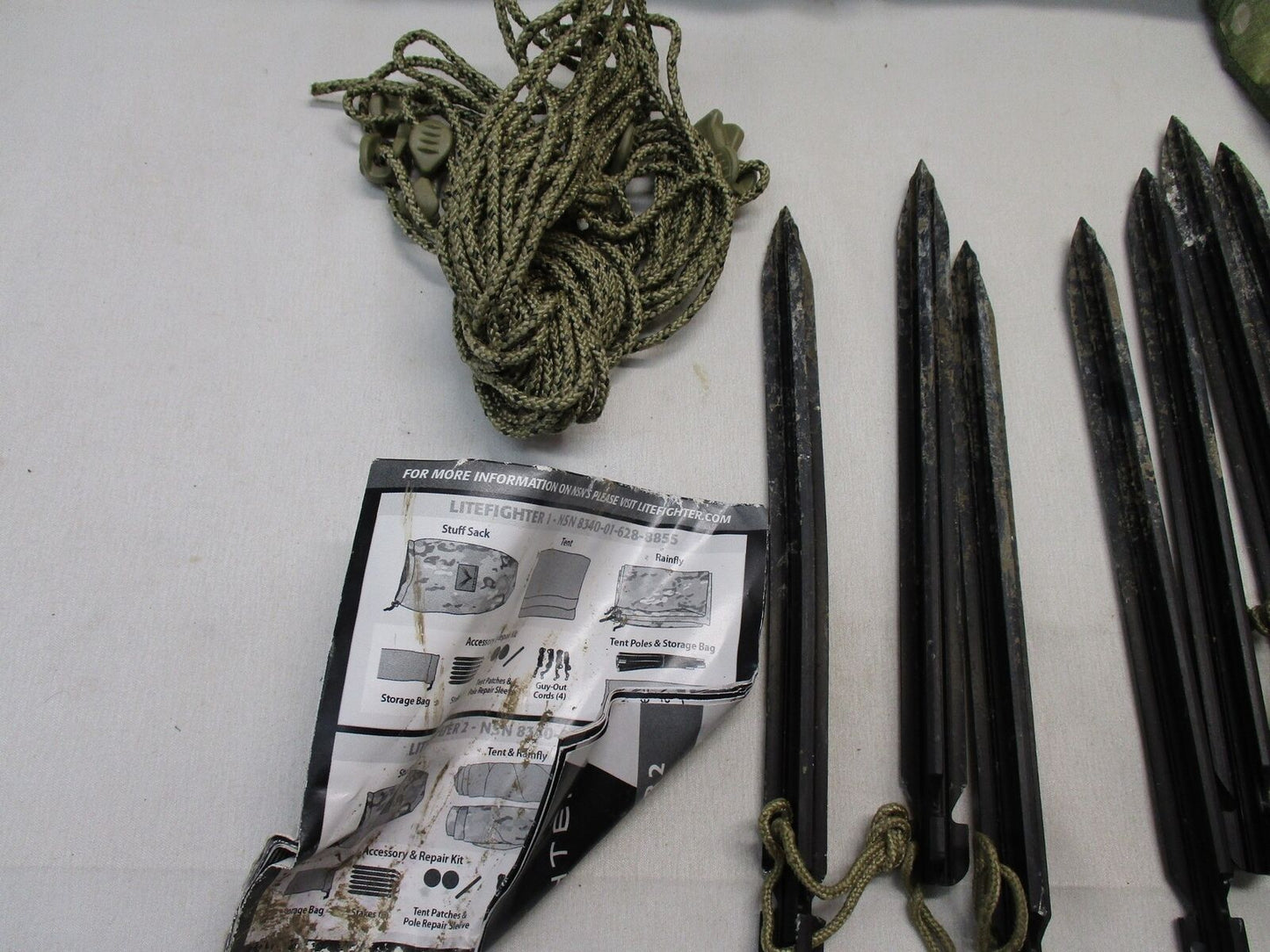 US ARMY COMBAT TENT ONE MAN SHELTER LITEFIGHTER OCP MULTICAM SCORPION (USED)