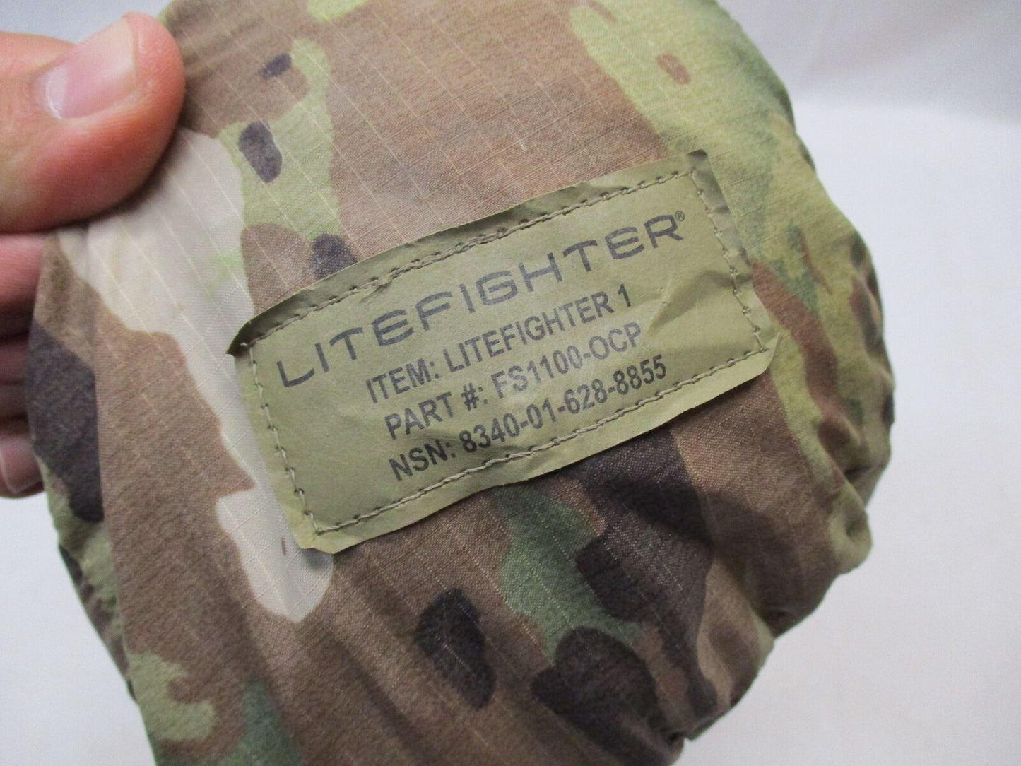 US ARMY COMBAT TENT ONE MAN SHELTER LITEFIGHTER OCP MULTICAM SCORPION (USED)