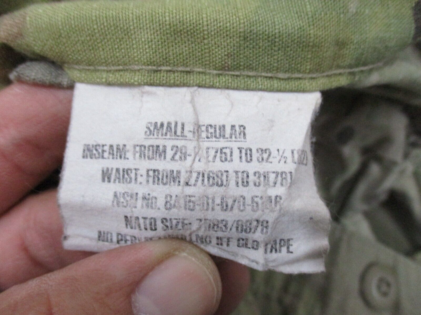 USED ARMY OCP IMPROVED HOT WEATHER TROUSERS SCORPION CARGO PANTS IHWCU BOTTOMS