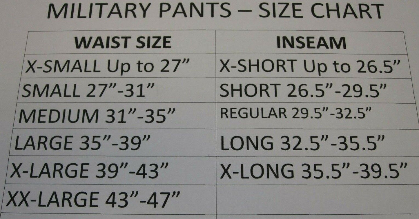 USED ARMY OCP IMPROVED HOT WEATHER TROUSERS SCORPION CARGO PANTS IHWCU BOTTOMS