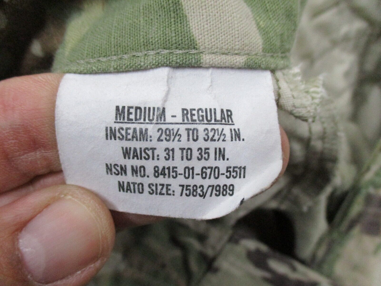 USED ARMY OCP IMPROVED HOT WEATHER TROUSERS SCORPION CARGO PANTS IHWCU BOTTOMS