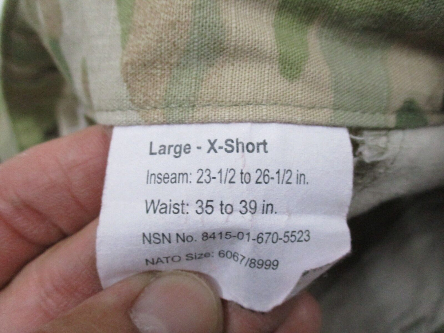 USED ARMY OCP IMPROVED HOT WEATHER TROUSERS SCORPION CARGO PANTS IHWCU BOTTOMS