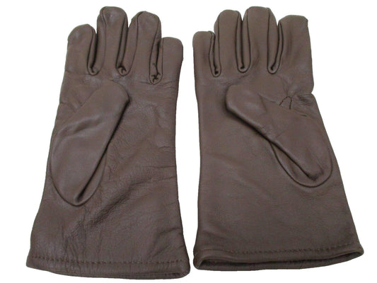 New US Army Green Service Uniform AGSU Unisex Leather Walnut Dress Gloves Small