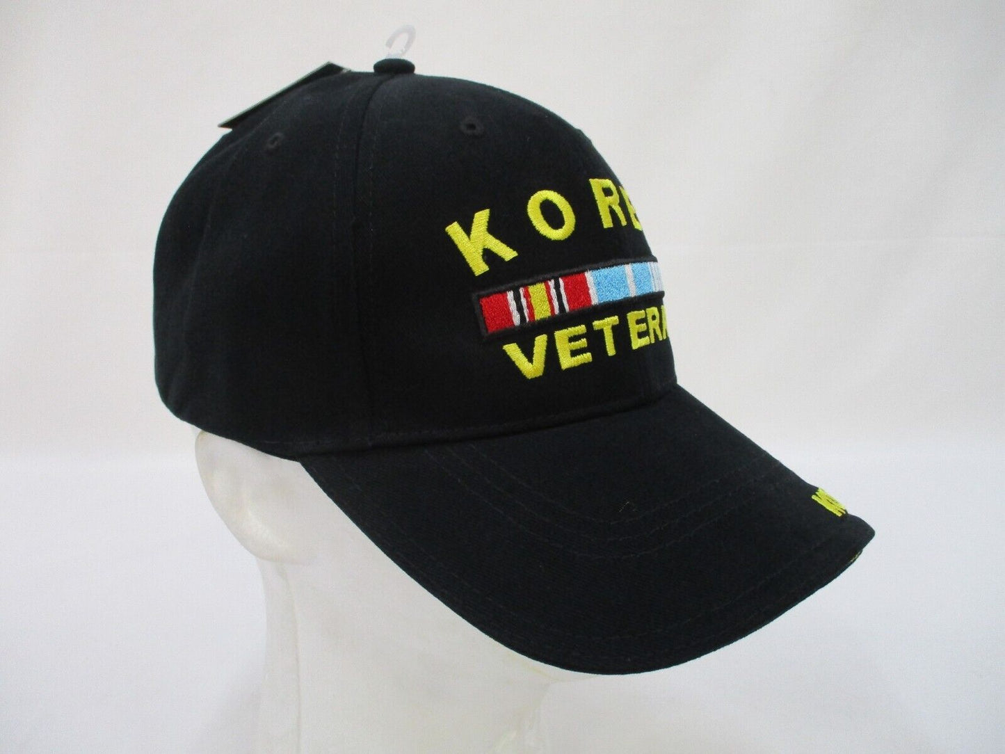 US MILITARY KOREA WAR VETERAN RIBBON BALL CAP ONE SIZE HAT