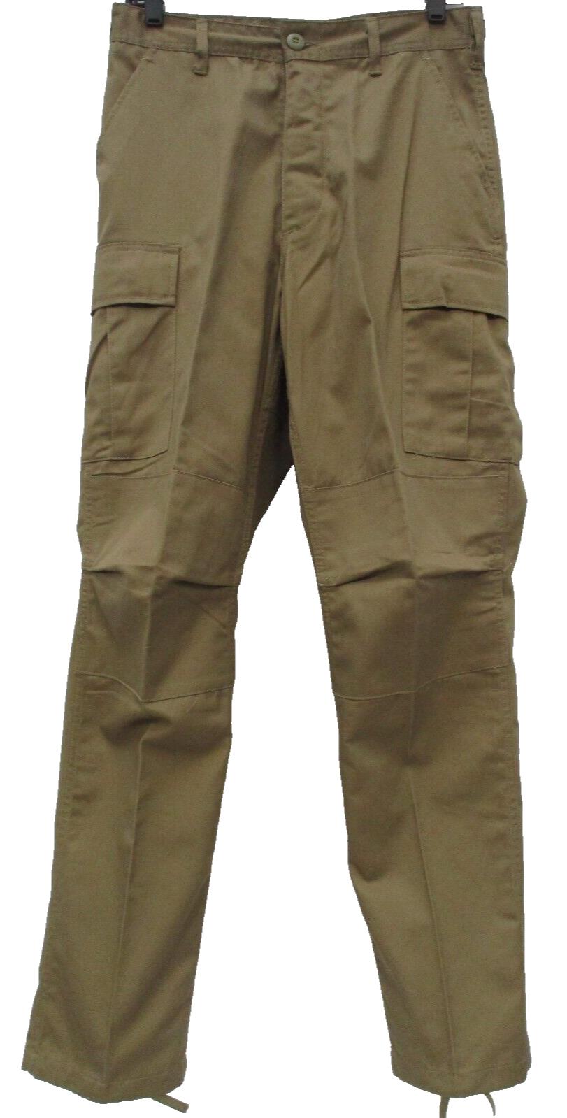MENS TACTICAL BDU TROUSER CARGO PANTS COYOTE BROWN 31x32 FATIGUES MILITARY PANT - Centex Military Gear