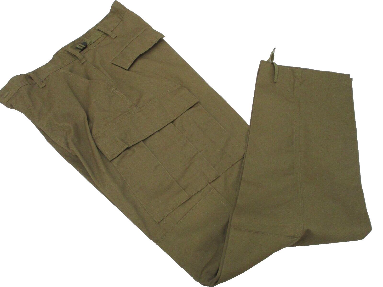 MENS TACTICAL BDU TROUSER CARGO PANTS COYOTE BROWN 31x32 FATIGUES MILITARY PANT - Centex Military Gear