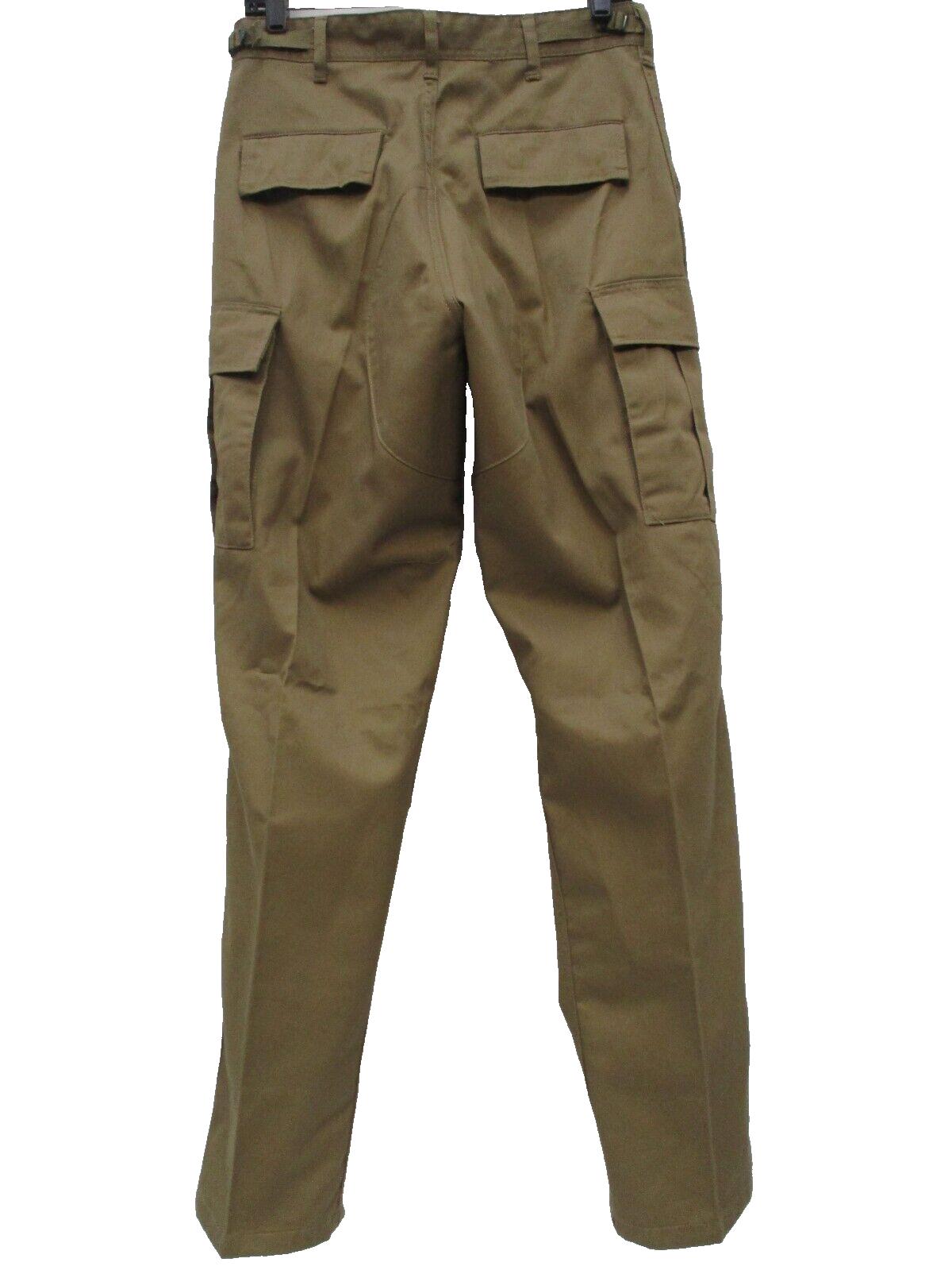 MENS TACTICAL BDU TROUSER CARGO PANTS COYOTE BROWN 31x32 FATIGUES MILITARY PANT - Centex Military Gear