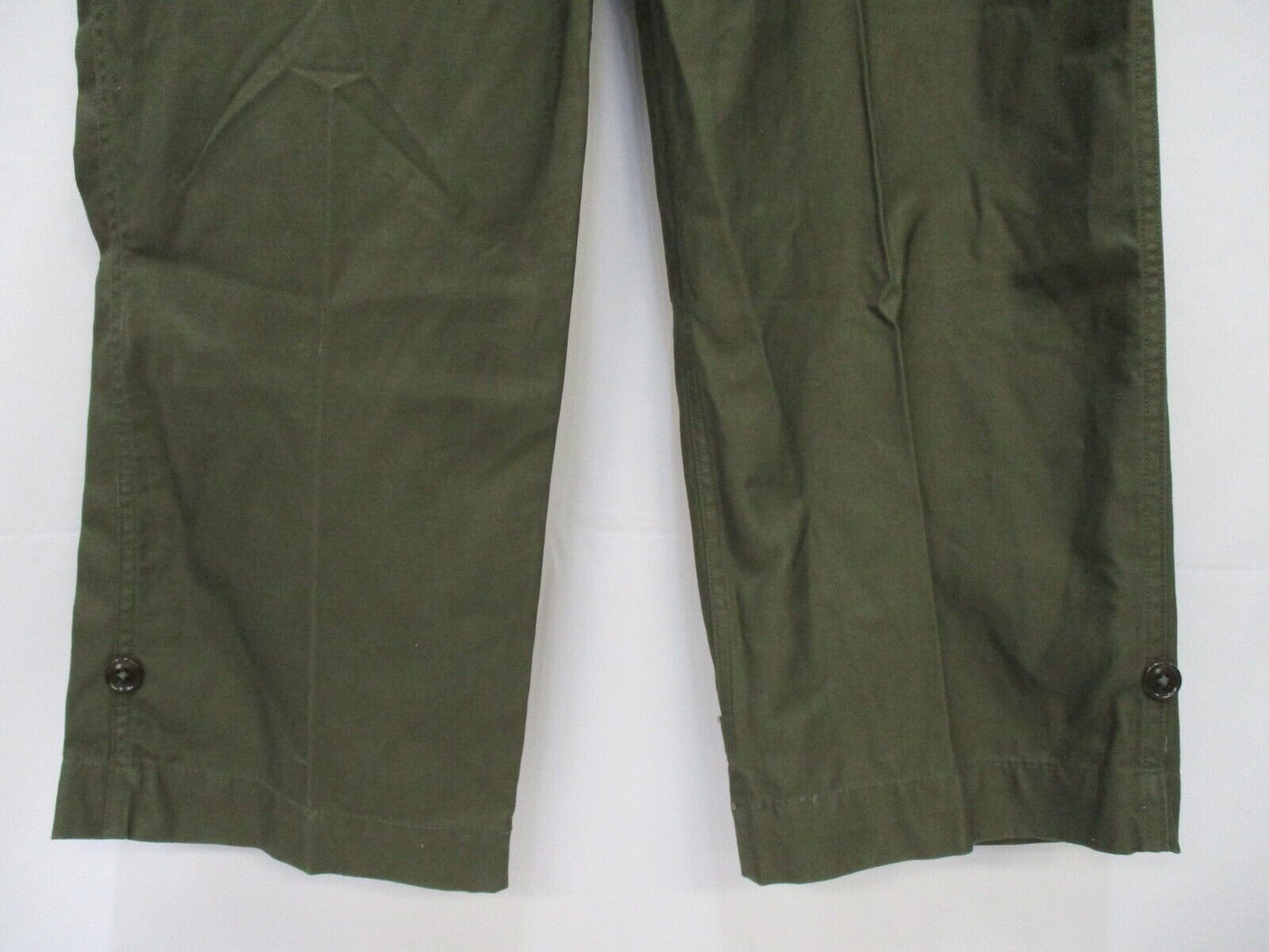VINTAGE USGI MILITARY TROUSERS FIELD COTTON OD 32x30 TEMPERATE WEATHER