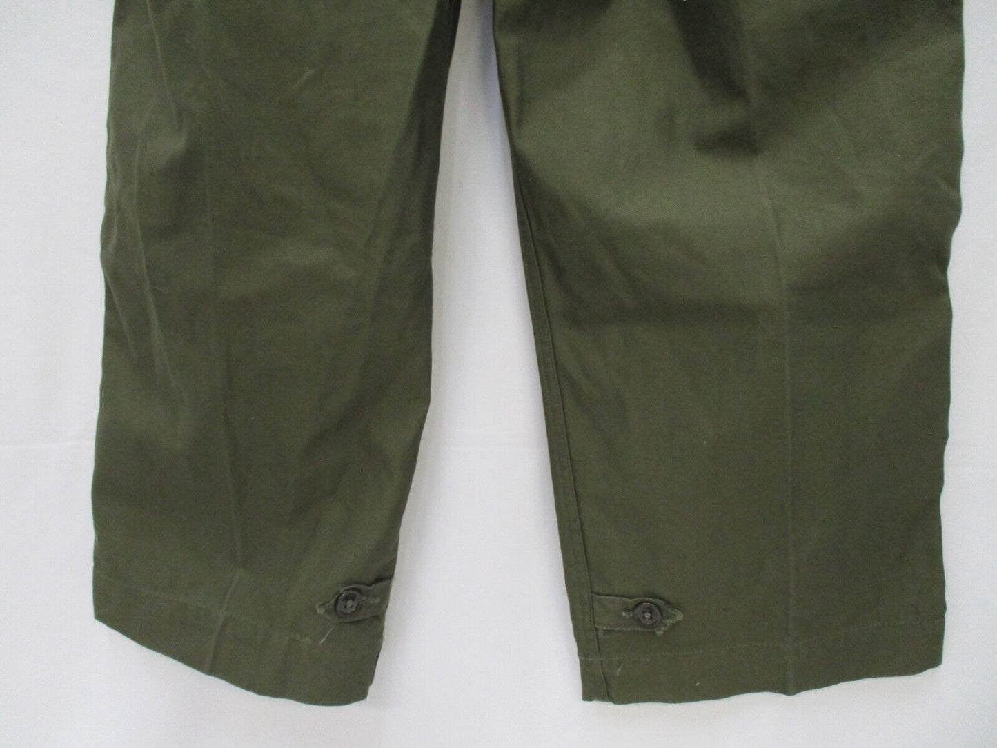 VINTAGE USGI MILITARY TROUSERS FIELD COTTON OD 32x30 TEMPERATE WEATHER