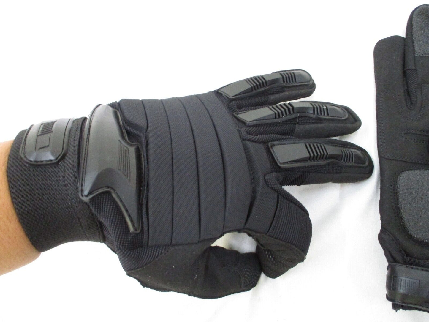 US MILITARY ANTI-STATIC IMPACT WORK GLOVE X-LARGE TACTICAL GLOVES PADDED BLACK