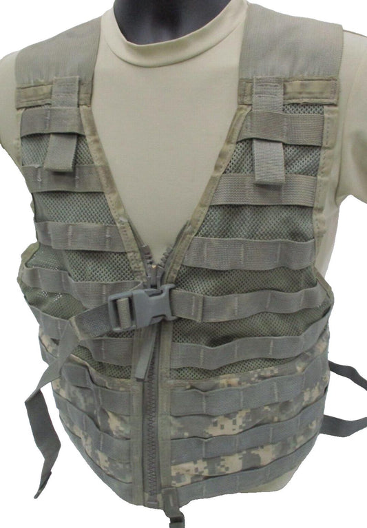 US ARMY MOLLE VEST FLC FIGHTING LOAD CARRIER BEARING EQUIPMENT DIGITAL TACTICAL