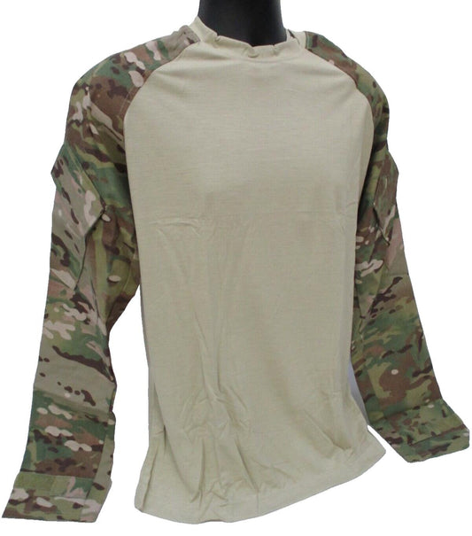 USAF AIR FORCE ISSUE MULTICAM COMBAT SHIRT MEDIUM FLAME RESISTANT COLD COMFORT