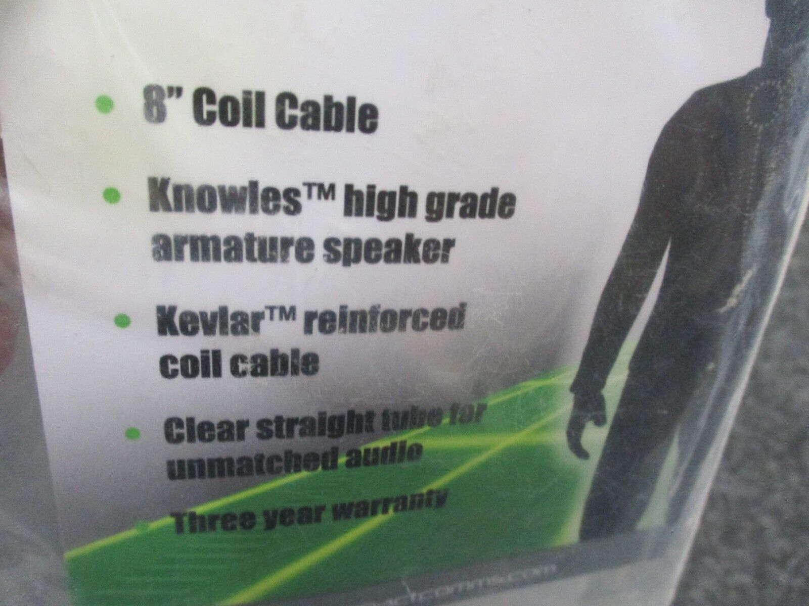 REMOTE SPEAKER MIC Impact PRSMA-AT7-SH-2.5L 2.5mm Straight Tube Listen Only Ear - Centex Military Gear