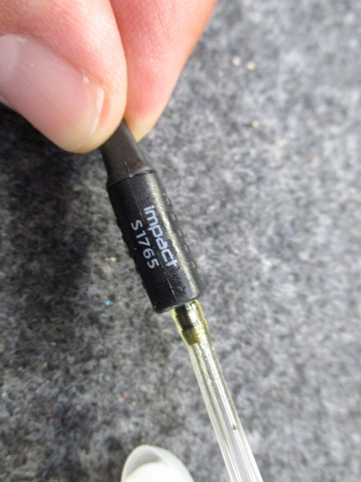 REMOTE SPEAKER MIC Impact PRSMA-AT7-SH-2.5L 2.5mm Straight Tube Listen Only Ear - Centex Military Gear