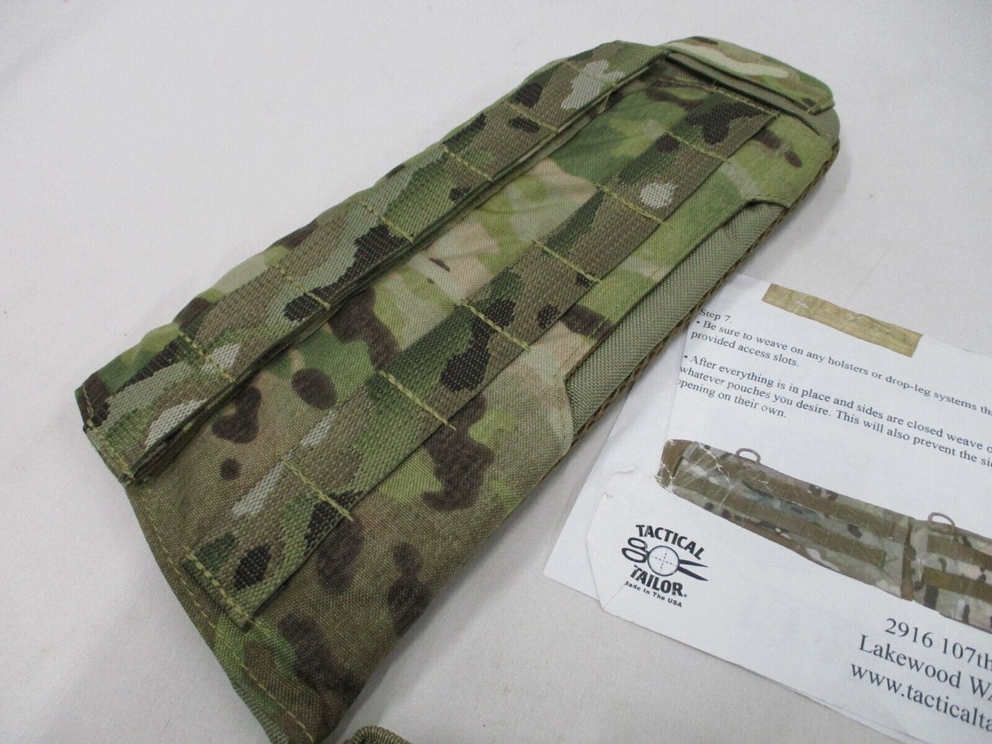 TACTICAL TAILOR MULTICAM OCP BATTLE BELT MOLLE PADDED WAR BELT SMALL/MEDIUM