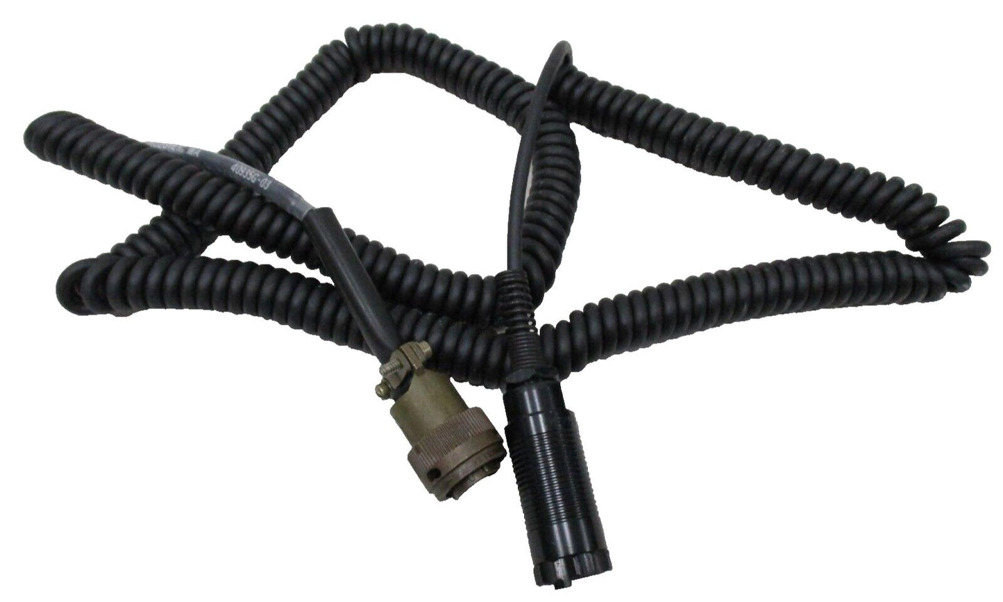 DAVID CLARK HEADSET INTERFACE CABLE 40935G-03 AMPHENOL AJ-107BR MILITARY RADIOS