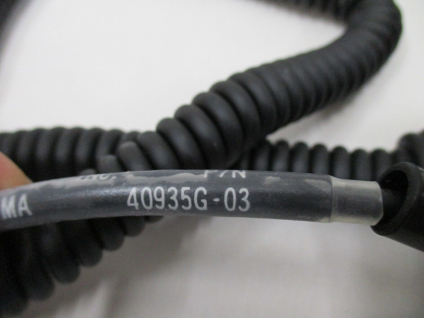 DAVID CLARK HEADSET INTERFACE CABLE 40935G-03 AMPHENOL AJ-107BR MILITARY RADIOS