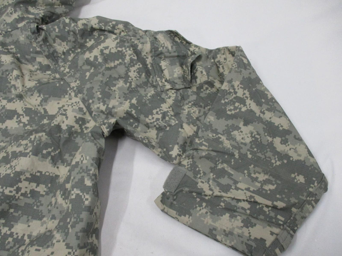 Centex Military Gear NIP ACU Digital Camo Army Jacket, MOPP Suit Overgarment, chemical protective coat with digital camouflage pattern.