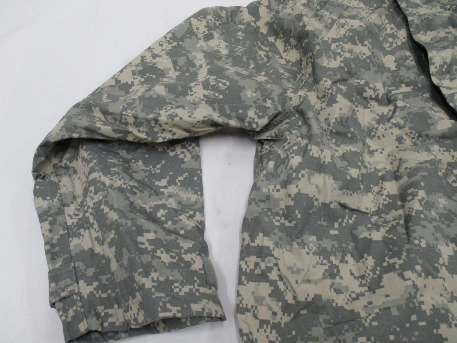 Centex Military Gear NIP ACU digital camo Army jacket, top MOPP suit overgarment with chemical protection and military-style design.