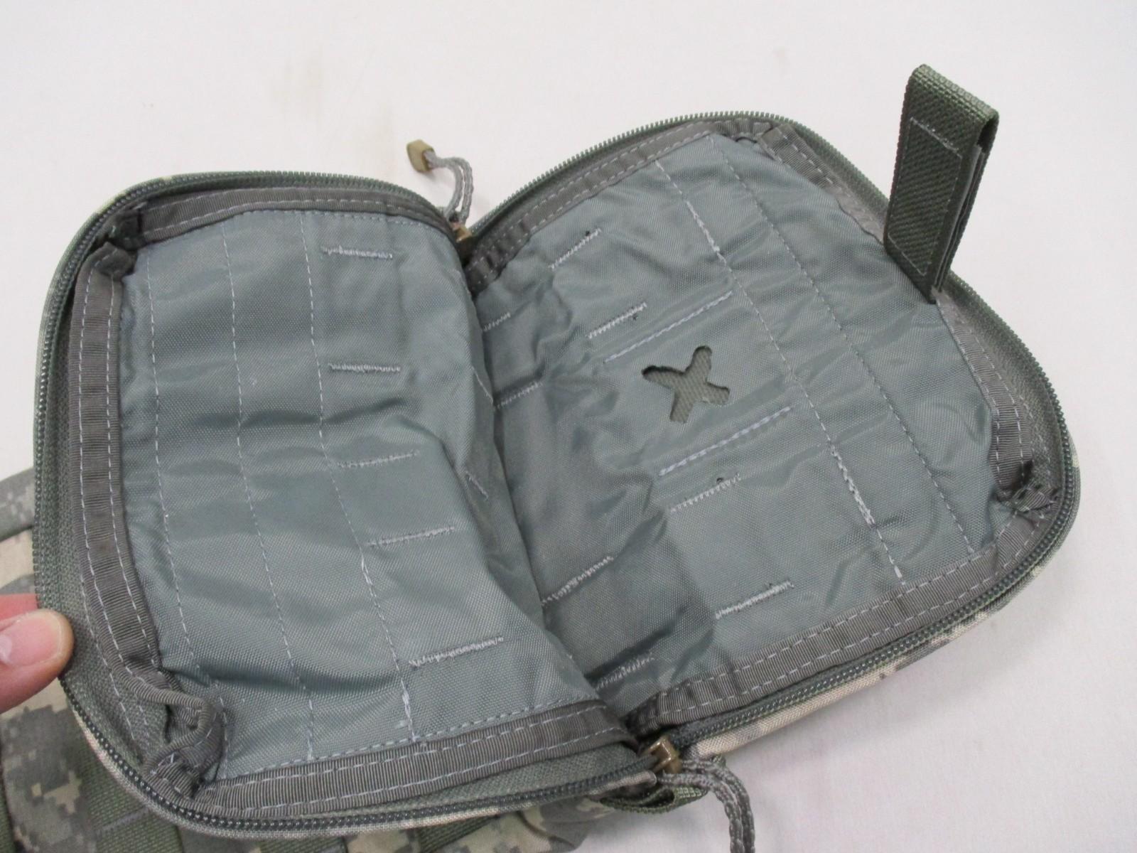 Centex Military Gear Tactical Assault Gear Molle H2O hydration carrier in Army Digital ACU camouflage, with adjustable straps and hydration pouch