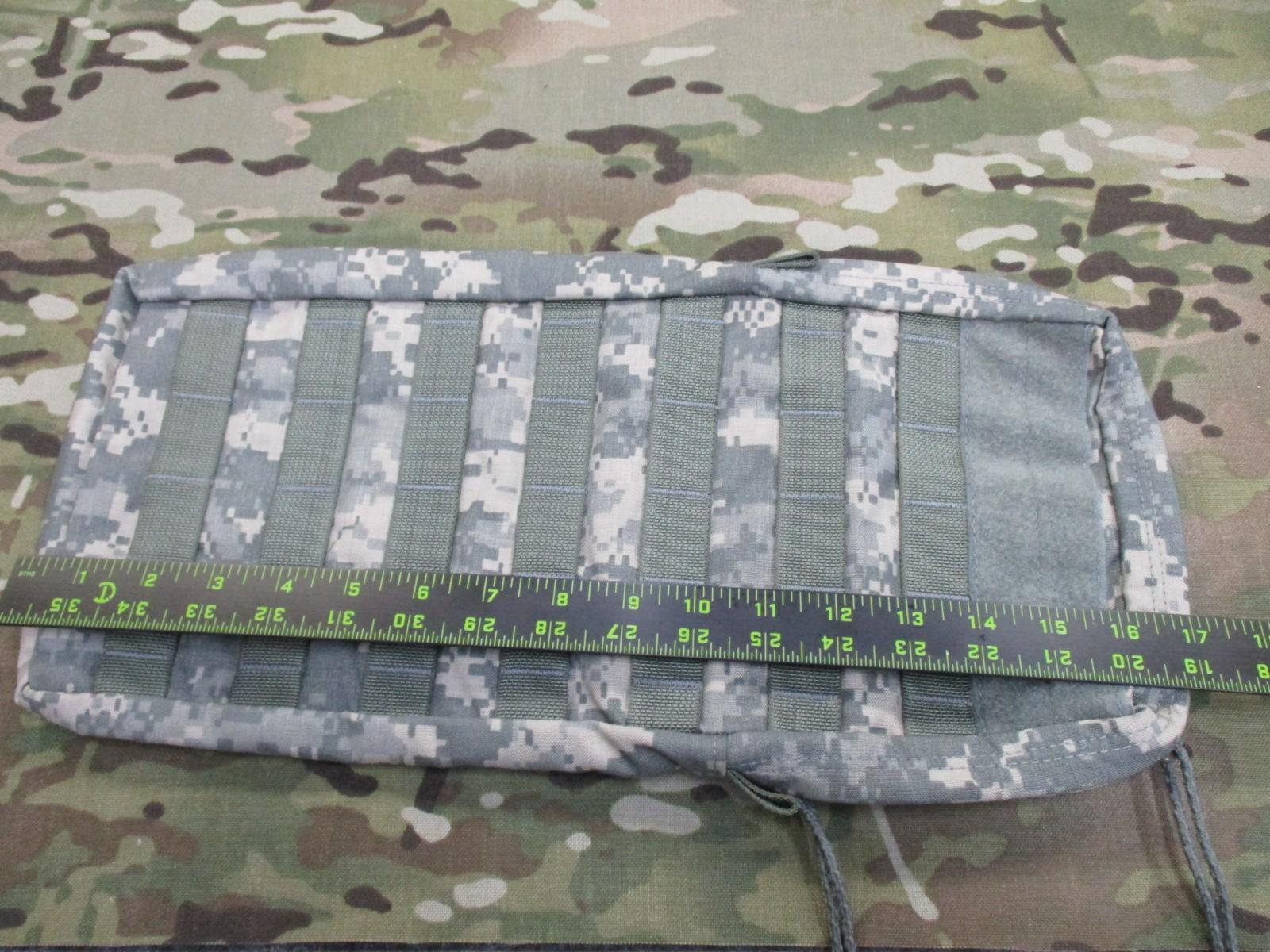 Centex Military Gear tactical assault hydration carrier with Molle attachment in Army Digital ACU camouflage, designed for water hydration.