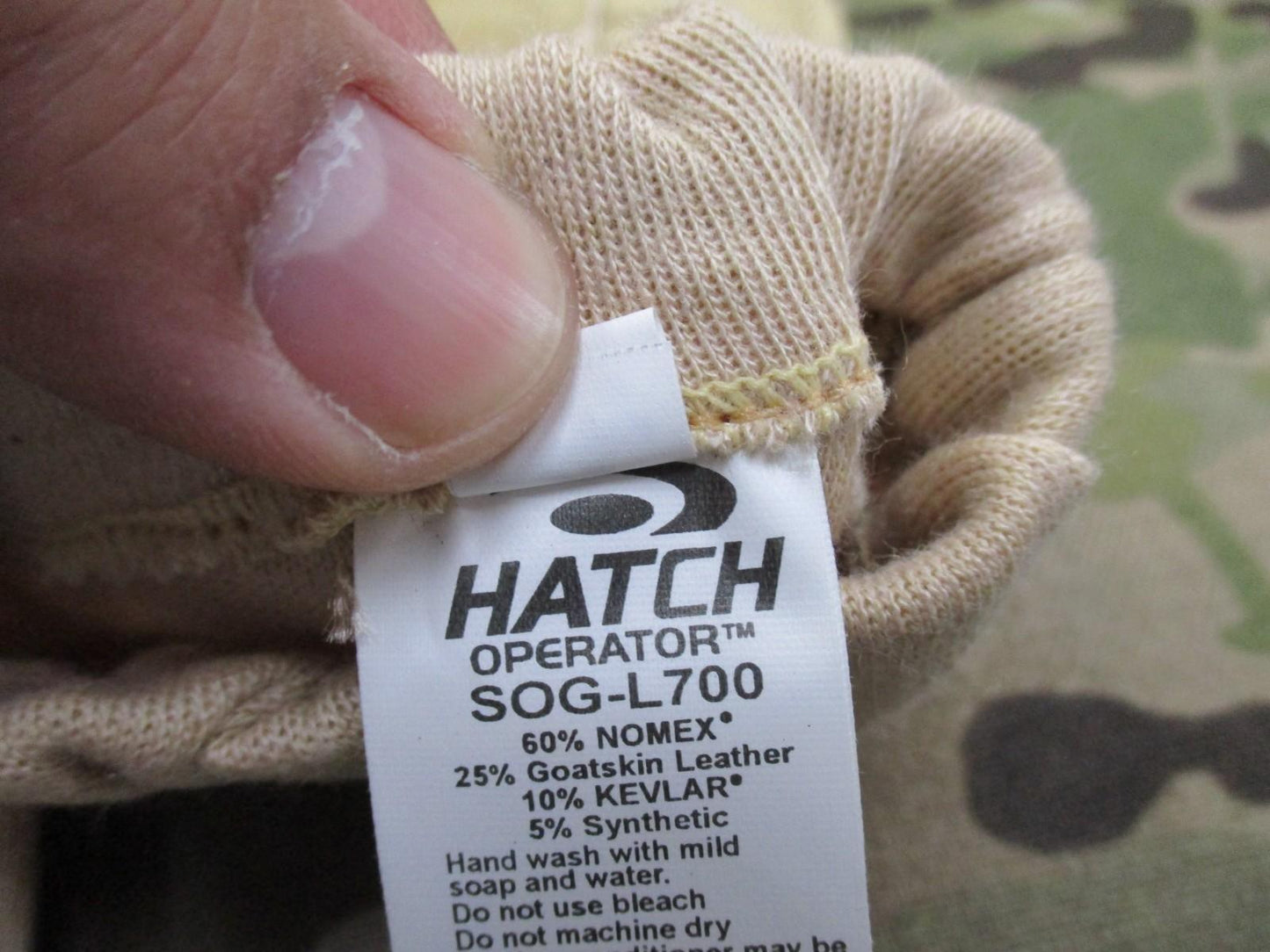 HATCH DESERT TAN OPERATOR GLOVES MILITARY TACTICAL GLOVE SOG 700