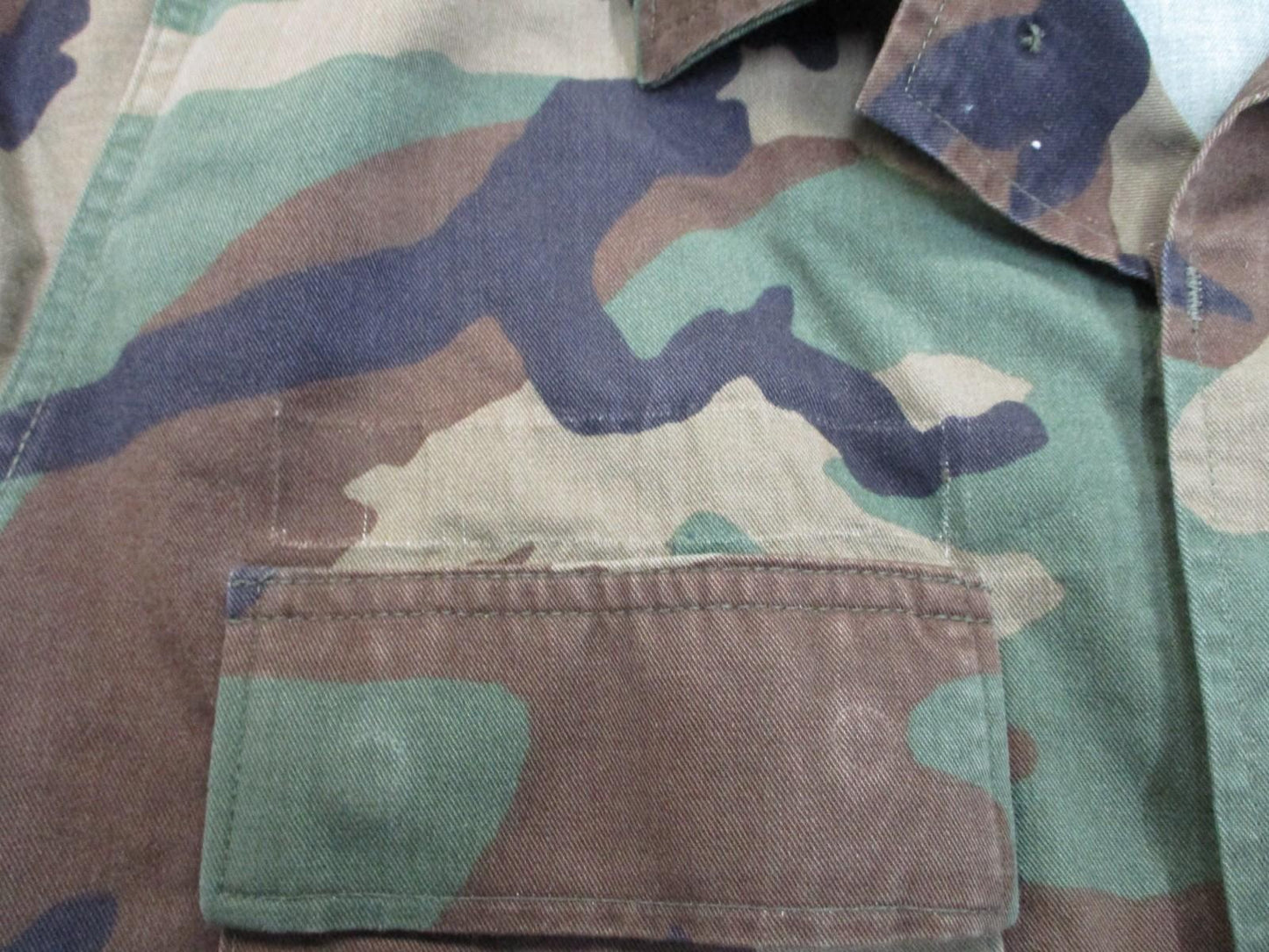 USGI WOODLAND BDU TOP WINTER WEIGHT M81 SHIRT MILITARY ARMY SHIRT CAMOUFLAGE
