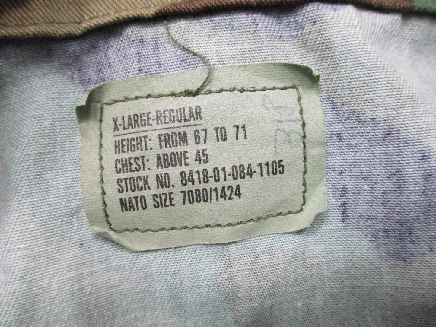 USGI WOODLAND BDU TOP WINTER WEIGHT M81 SHIRT MILITARY ARMY SHIRT CAMOUFLAGE