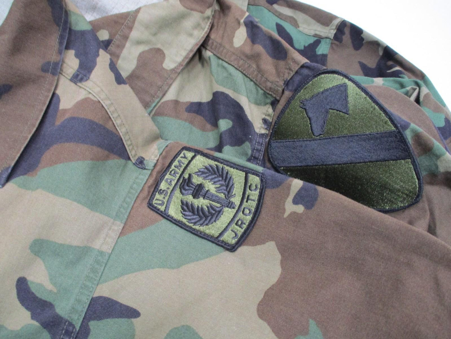 USGI WOODLAND BDU TOP WINTER WEIGHT M81 SHIRT MILITARY ARMY SHIRT CAMOUFLAGE