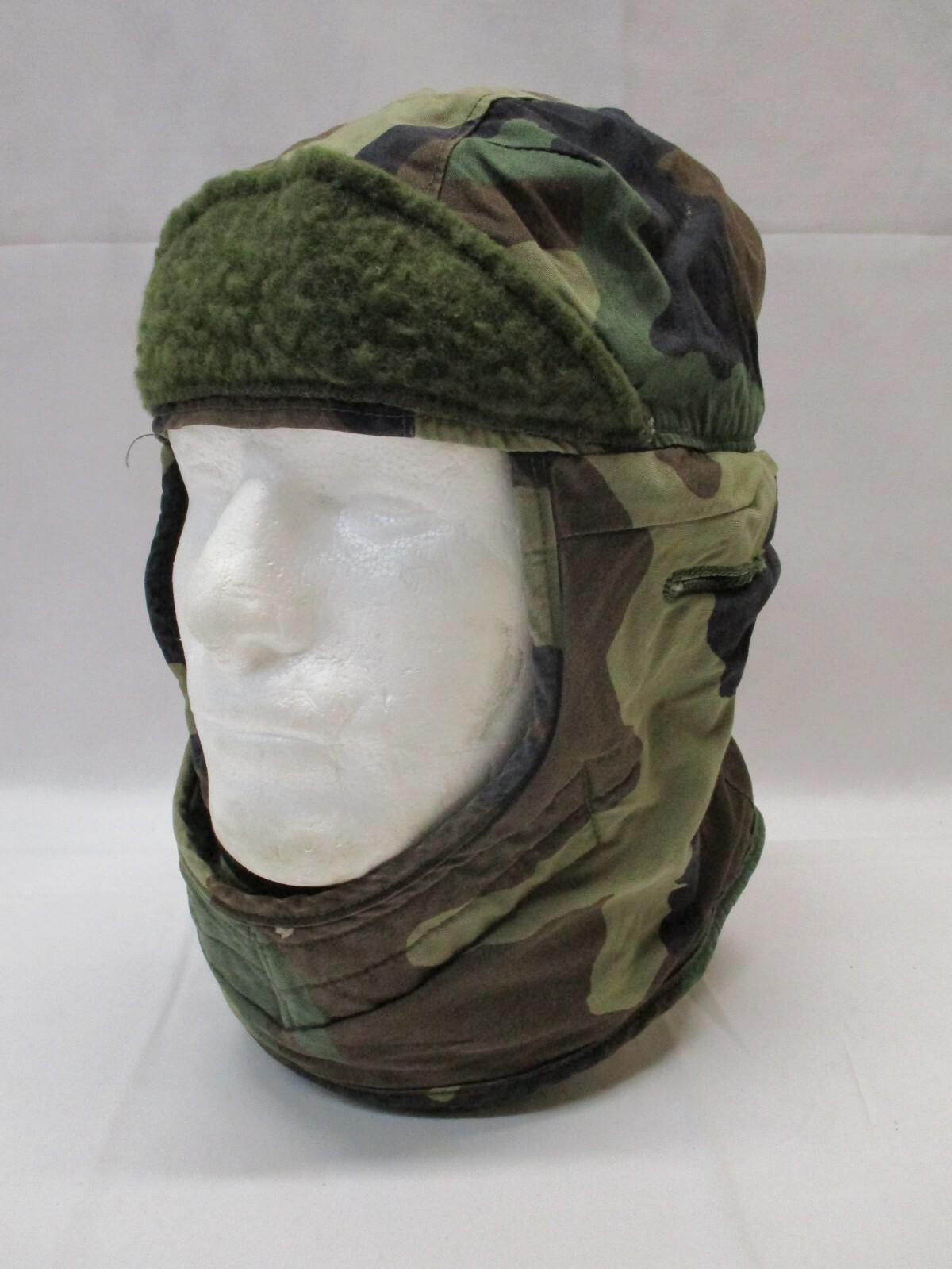 USGI MILITARY WOODLAND HELMET LINER COLD WEATHER PILE CAP INSULATED HAT BDU HOOD - Centex Military Gear